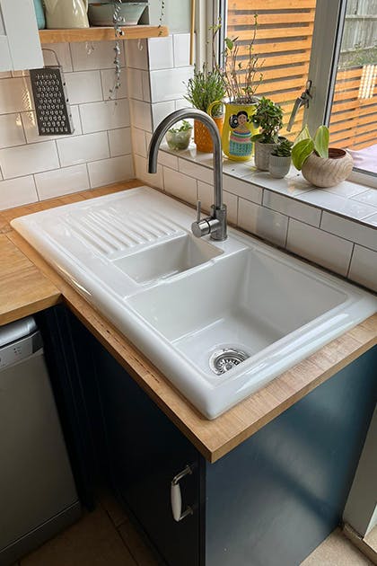 Kitchen sink fitted in Brackley